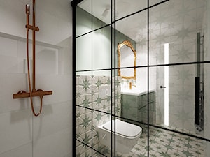 łazienka na poddaszu - zdjęcie od Grafika i Projekt architektura wnętrz