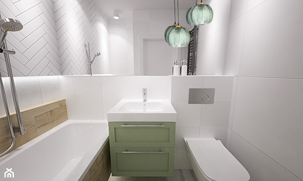 łazienka mała - zdjęcie od Grafika i Projekt architektura wnętrz - Homebook