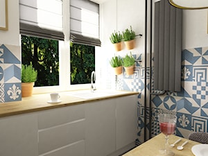 metamorfozy małej kuchni na woli - Kuchnia, styl skandynawski - zdjęcie od Grafika i Projekt architektura wnętrz