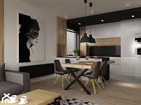 Aranżacje wnętrz - Jadalnia: apartament mokotów 90m2 - Średnia biała jadalnia w salonie, styl nowoczesny - Grafika i Projekt architektura wnętrz. Przeglądaj, dodawaj i zapisuj najlepsze zdjęcia, pomysły i inspiracje designerskie. W bazie mamy już prawie milion fotografii!