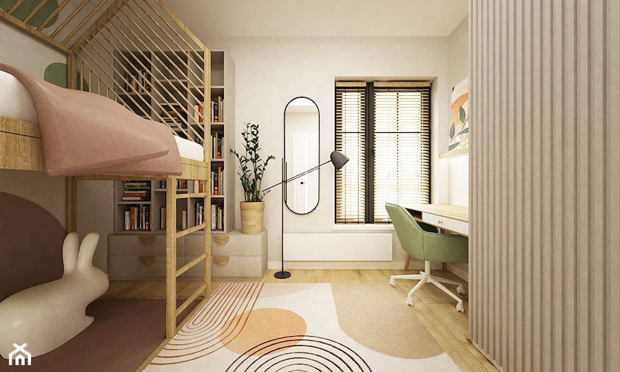 dom 230m2 "romans hiszpańsko duński" - Pokój dziecka, styl nowoczesny - zdjęcie od Grafika i Projekt architektura wnętrz