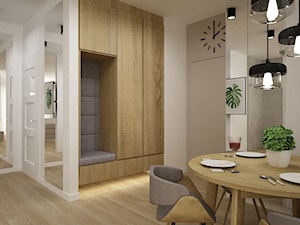 mieszkanie przerobione z 3 na 4 pokoje - Hol / przedpokój, styl nowoczesny - zdjęcie od Grafika i Projekt architektura wnętrz