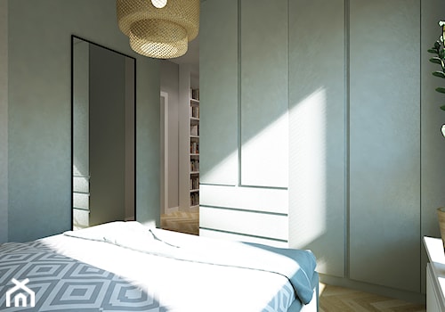 mieszkanie 100m2 z nuta mięty - Łazienka, styl skandynawski - zdjęcie od Grafika i Projekt architektura wnętrz