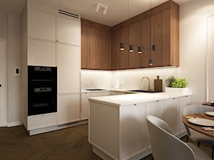 mieszkanie na wynajem 48m2 - Kuchnia, styl nowoczesny - zdjęcie od Grafika i Projekt architektura wnętrz
