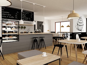 przygotowanie lokalu użytkowego pod kawiarnie na warszawskiej woli - Wnętrza publiczne, styl minimalistyczny - zdjęcie od Grafika i Projekt architektura wnętrz