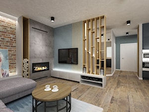 dom warszawa 200m2 - Salon, styl nowoczesny - zdjęcie od Grafika i Projekt architektura wnętrz