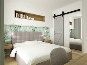 sypialnia z łazienką - zdjęcie od Grafika i Projekt architektura wnętrz