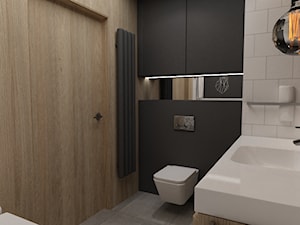 apartament mokotów 90m2 - Łazienka, styl nowoczesny - zdjęcie od Grafika i Projekt architektura wnętrz