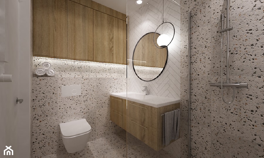 łazienka duża - zdjęcie od Grafika i Projekt architektura wnętrz