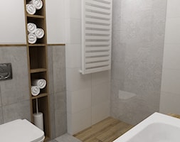 mieszkanie 50m2 w warszawie - Mała łazienka, styl skandynawski - zdjęcie od Grafika i Projekt architektura wnętrz - Homebook