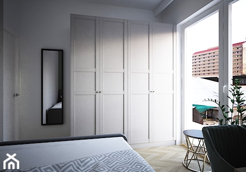 mieszkanie do wynajęcia 2 pokoje - Sypialnia, styl nowoczesny - zdjęcie od Grafika i Projekt architektura wnętrz