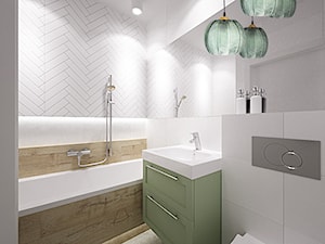 łazienka mała - zdjęcie od Grafika i Projekt architektura wnętrz