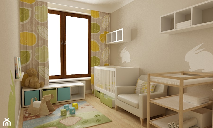 apartament mokotów - Pokój dziecka, styl skandynawski - zdjęcie od Grafika i Projekt architektura wnętrz