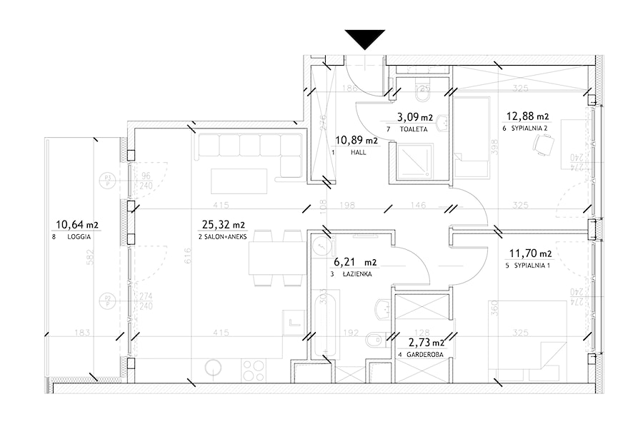 przed- stan deweloperski - zdjęcie od Grafika i Projekt architektura wnętrz