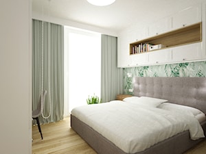ściana łóżka - zdjęcie od Grafika i Projekt architektura wnętrz