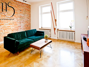 Projekt salonu. Kamienica w Warszawie. - zdjęcie od http://www.subdadesign.pl