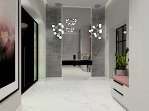 Nowoczesny hol wejściowy z elementami glamour - zdjęcie od MONOdizajn Architektura i Wnętrza