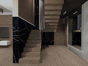 Nowoczesny dom - Hol / przedpokój, styl nowoczesny - zdjęcie od MONOdizajn Architektura i Wnętrza