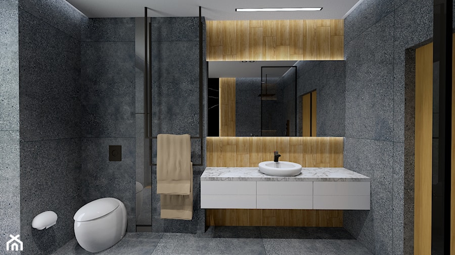 Łazienka w HK 31 - zdjęcie od MONOdizajn Architektura i Wnętrza