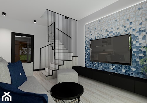 Ścianka medialna TV - zdjęcie od MONOdizajn Architektura i Wnętrza