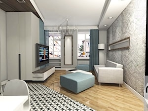 Mieszkanie w Kamienicy - Salon, styl nowoczesny - zdjęcie od MONOdizajn Architektura i Wnętrza