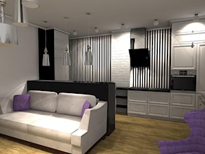 Mieszkanie 52m2 dla Singielki - Kuchnia, styl glamour - zdjęcie od MONOdizajn Architektura i Wnętrza
