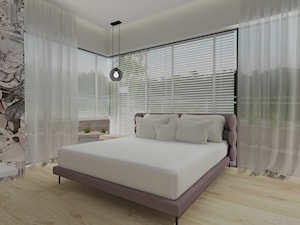 Nowoczesna sypialnia glamour - zdjęcie od MONOdizajn Architektura i Wnętrza