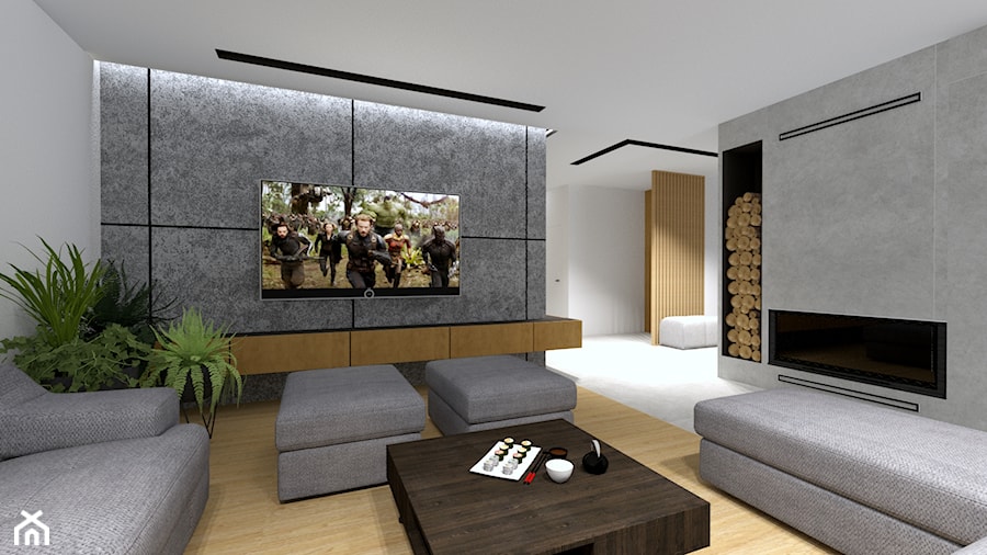 Strefa TV - zdjęcie od MONOdizajn Architektura i Wnętrza
