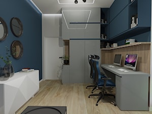 Domowe biuro home office - Biuro, styl nowoczesny - zdjęcie od MONOdizajn Architektura i Wnętrza