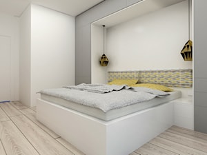 mieszkanie dla singla - 3 pokoje w stylistyce skandynawskiej - Sypialnia, styl skandynawski - zdjęcie od noomo studio architektury