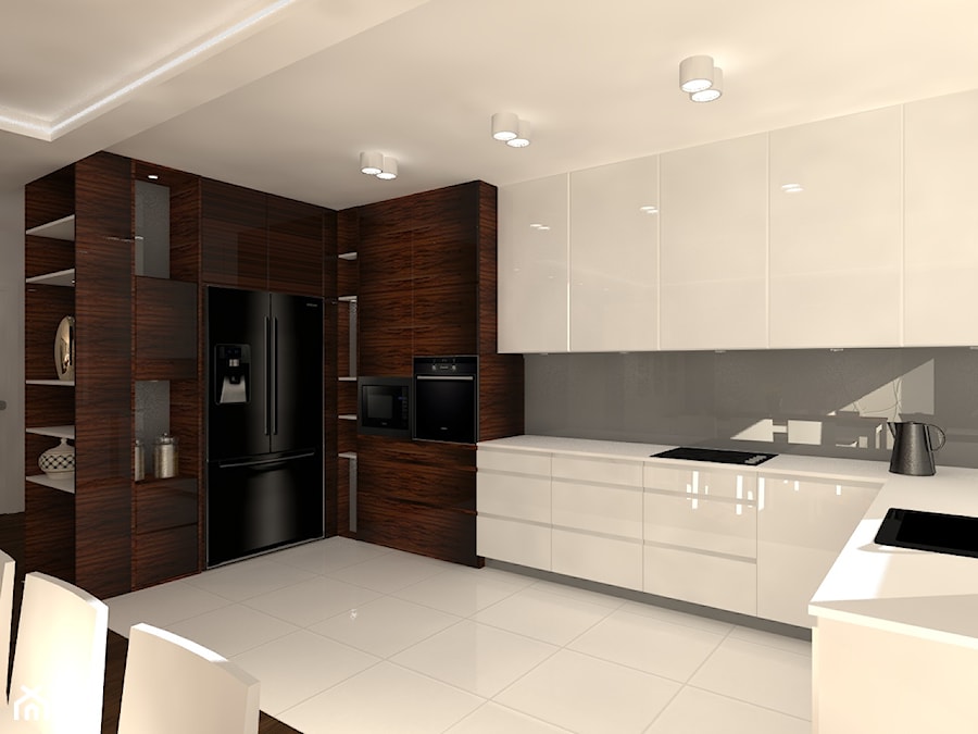 apartament Ursus - enklawa elegancji - Kuchnia, styl nowoczesny - zdjęcie od noomo studio architektury