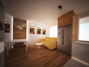 duży apartament dla 4 osobowej rodziny - Kuchnia, styl nowoczesny - zdjęcie od noomo studio architektury