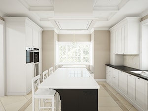 Dom pod Warszawą - "New York Style" - Kuchnia, styl tradycyjny - zdjęcie od noomo studio architektury