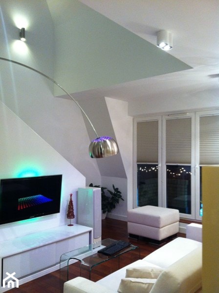 mały salon na poddaszu - Salon, styl nowoczesny - zdjęcie od noomo studio architektury - Homebook