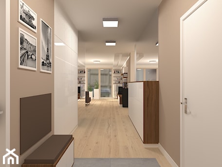 Aranżacje wnętrz - Hol / Przedpokój: apartament Wilanów - Hol / przedpokój, styl nowoczesny - noomo studio architektury . Przeglądaj, dodawaj i zapisuj najlepsze zdjęcia, pomysły i inspiracje designerskie. W bazie mamy już prawie milion fotografii!