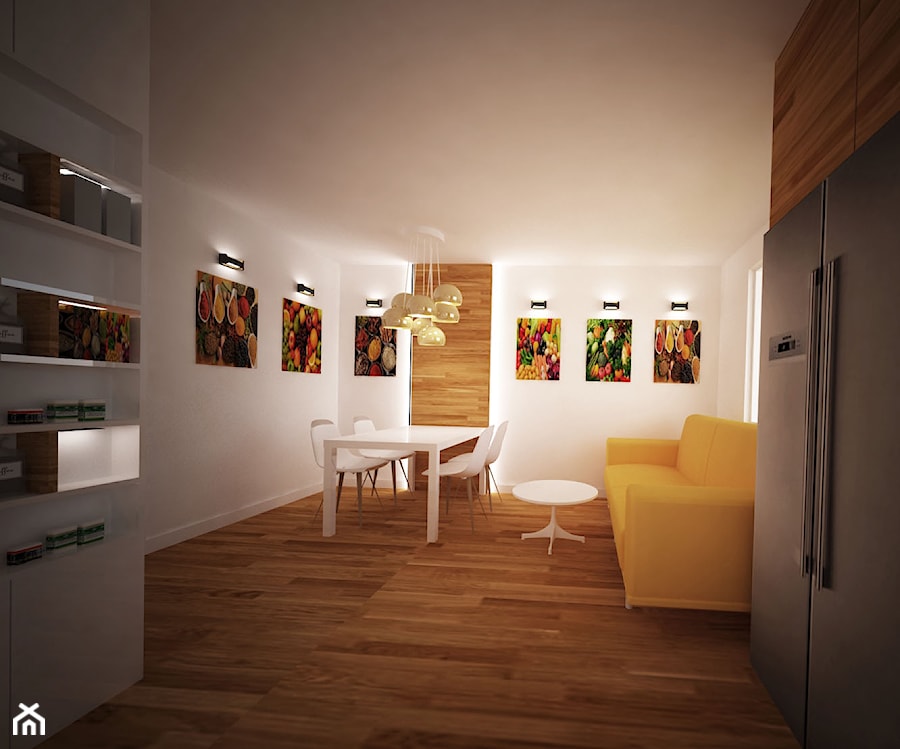 duży apartament dla 4 osobowej rodziny - Kuchnia, styl nowoczesny - zdjęcie od noomo studio architektury