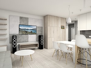 mieszkanie inspirowane skandynawskim stylem - Kuchnia, styl skandynawski - zdjęcie od noomo studio architektury