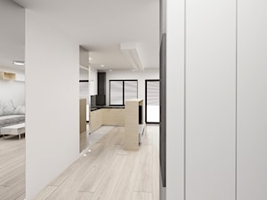 mieszkanie dla singla - 3 pokoje w stylistyce skandynawskiej - Kuchnia, styl skandynawski - zdjęcie od noomo studio architektury