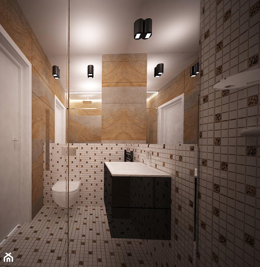 łazienka gościnna - zdjęcie od noomo studio architektury