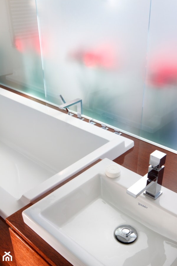 łazienka z "oknem" - Łazienka, styl nowoczesny - zdjęcie od noomo studio architektury
