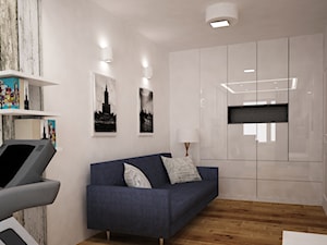 duży apartament dla 4 osobowej rodziny - Biuro, styl nowoczesny - zdjęcie od noomo studio architektury