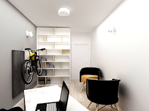 mieszkanie dla singla - 3 pokoje w stylistyce skandynawskiej - Biuro, styl skandynawski - zdjęcie od noomo studio architektury
