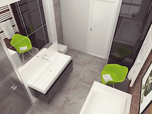 łazienka 3 - Łazienka, styl nowoczesny - zdjęcie od KINGA KIRKICKA Architektura Wnętrz