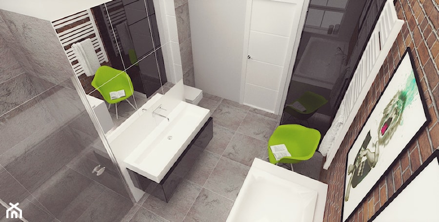 łazienka 3 - Łazienka, styl nowoczesny - zdjęcie od KINGA KIRKICKA Architektura Wnętrz