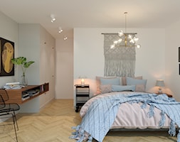 EKLEKTYCZNY MOKOTÓW - Średnia biała sypialnia, styl nowoczesny - zdjęcie od MARTA PERSKA INTERIORS - Homebook