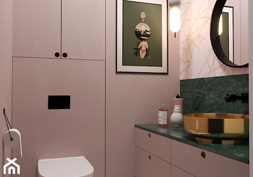 PONADCZASOWY MOKOTÓW - Średnia łazienka, styl nowoczesny - zdjęcie od MARTA PERSKA INTERIORS