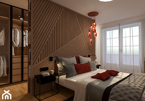 MODERN&COZY - Mała biała sypialnia, styl nowoczesny - zdjęcie od MARTA PERSKA INTERIORS
