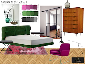 moodboard sypialnia - zdjęcie od MARTA PERSKA INTERIORS