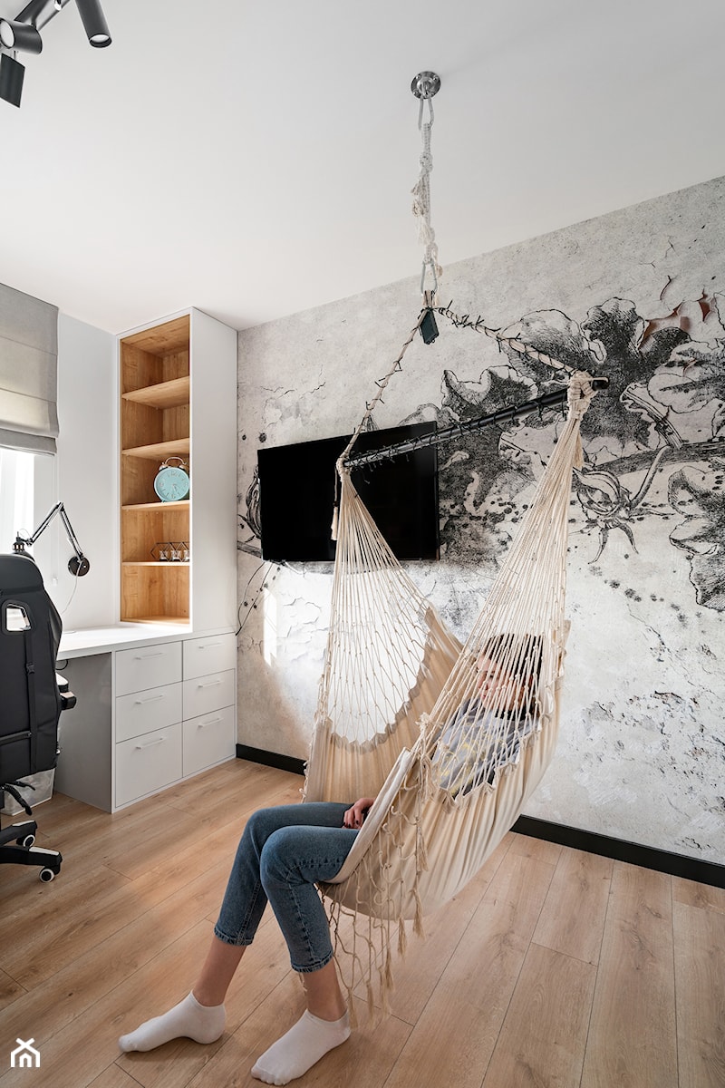 Realizacja loftowego mieszkania M01_2022 Bielawa - Pokój dziecka, styl industrialny - zdjęcie od Aretzky Design