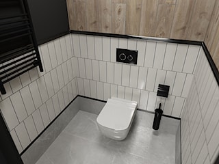 Projekt toalety w biurze U02_2020 Dzierżoniów